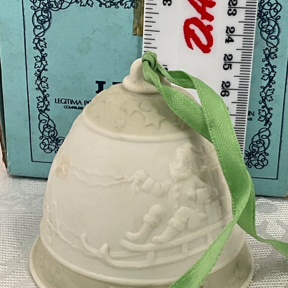 Lladro 1988 Collectors Porcelain Bell Ornament 5.525 Campanita Navidad - Picture 4 of 8